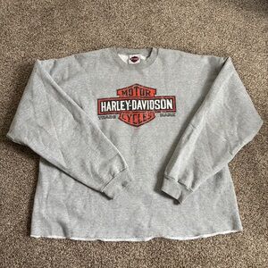 Vintage 90s/ Y2K Harley Davidso Sweatshirt (Large) RK Stratman Crewneck